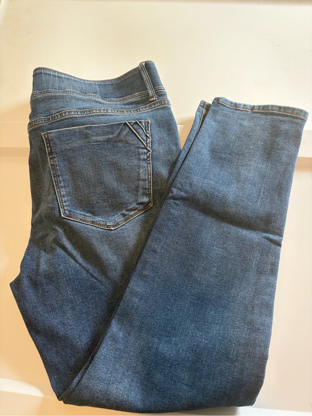 Apt. 9 Women’s Straight-Leg Jeans in Blue Denim